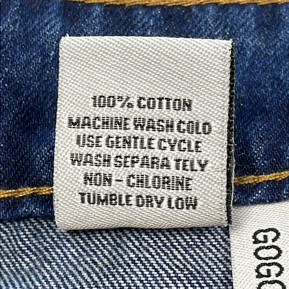 NWT Flying Angel Carpenter Denim Jean Shorts High Rise Sz 11 30 - Picture 12 of 12
